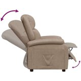  Naslonjač od umjetne kože boja cappuccina - Boja cappuccina 1 | shoptok.hr