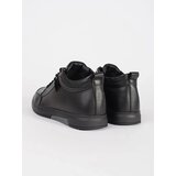 Shelvt Men's Black Insulated Lace-Up Shoes | ePonuda.com