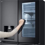 LG InstaView GMG960EVJE side-by-side refrigerator Freestanding 638 L Black | shoptok.hr