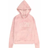 Abercrombie & Fitch Sweater majica prljavo roza / svijetloroza / bijela