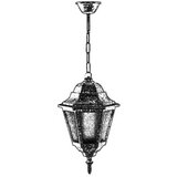 Opviq Vanjska lampa BFE-68206-BKR, 55 cm, Viseća, IP65, E27, 60W, Smeđa | Eponuda.ba