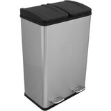 Monster 60 L koš za smeti z dvema pedaloma iz nerjavečega jekla, (21569695) | Shoptok.si