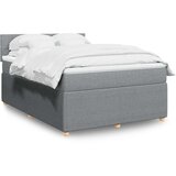  Krevet box spring s madracem svjetlosivi 140x200 cm od tkanine | shoptok.hr