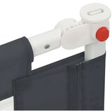vidaXL sigurnosna ogradica za dječji krevet tamnosiva 90x25 cm tkanina | shoptok.hr