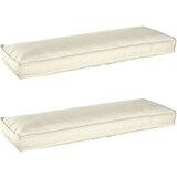 vidaXL Jastučići za klupu 2 kom Krem 120x40x8 cm Oxford tkanina Cijene