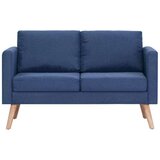  2-dijelni set sofa od tkanine plavi | shoptok.hr