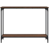  Konzolni stol boja hrasta 101x30,5x75 cm konstruirano drvo | shoptok.hr