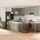 VidaXL Vrata za pse s vratašcima 12 panela sklopiva 960 cm drvo topole VidaXL Vrata za pse s vratašcima 12 panela sklopiva 960 cm drvo topole Slike