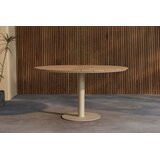 Venture Home Croft okrugli vrtni blagovaonski stol ⌀120 cm, bež | shoptok.hr