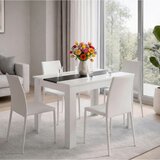 MID.YOU JEDILNA MIZA, antracit, bela | Shoptok.si