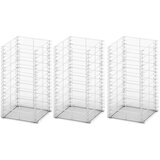  Set gabiona 3 kom od pocinčane žice 25 x 25 x 50 cm | shoptok.hr