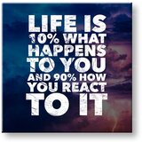  Motivaciona slika na platnu about life_001 (moderne slike sa) | ePonuda.com
