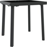 vidaXL Ležaljke 3 pcs Crna 40 x 40 x 40.5 cm Poli ratan | shoptok.hr