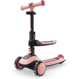Kinderkraft Rozi dječji romobil sa sjedalom HALLEY 2 Rose Pink | Shoptok.si