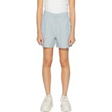 Vero_Moda Kratke hlače & Bermuda Vmmindy Hw Pinstripe Linen 10304669 Modra | Shoptok.si