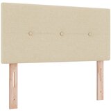 vidaXL vzglavje z gumbi, krem, 100 cm, tkanina, (22049127) | Shoptok.si