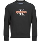 Calvin Klein Jeans MONOLOGO STENCIL CREW NECK Crna Cijene
