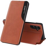 Techsuit Elegantna knjižna futrola View Case za Samsung Galaxy A25 5G - Narančasta | shoptok.hr