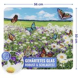 Maximex Stenske zaščitne plošče za štedilnik v kompletu iz kaljenega stekla 2 ks 50x56 cm – | Shoptok.si