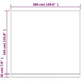  Zamjenska tkanina za tendu narančasta i crna 380x345 cm poliester | shoptok.hr