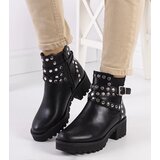 D/CEO Black patent leather insulated boots Campi | Shoptok.si
