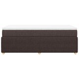  Krevet s oprugama i madracem tamnosmeđi 80x200 cm od tkanine | shoptok.hr