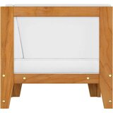  Modularna kutna sofa i krem bijeli jastuci od bagremovog drva | shoptok.hr