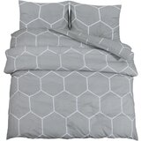 Maison Chic Komplet posteljnine - Posteljnina siva 200x200 cm bombaž, (21787005) | Shoptok.si