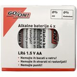 Go On Alkalna baterija NEW GO ON 1.5V LR6 AA 4/1 COLORED BOX | shoptok.hr