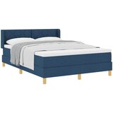  Krevet s opruga kutije s jastukom Plava 200 x 140 cm tkanina | shoptok.hr