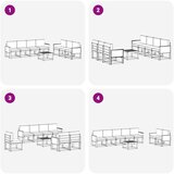  Set vanjskih sofa 7 kom. Prirodna | shoptok.hr