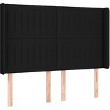  Box spring s madracem LED crni 140x200 cm od tkanine | shoptok.hr