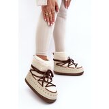 Boto Women's Padded Snow Boots Beige Rohes | shoptok.hr