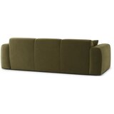 Micadoni Kaki zelena baršunasti sofa 235 cm Molino – | shoptok.hr
