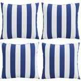  Ukrasni jastuci 4 kom plavo-bijeli prugasti 60x60 cm od tkanine | shoptok.hr