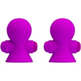PRETTY LOVE SMART PRETTY LOVE STIMULATING NIPPLE SUCKERS 12 MODES OF VIBRATION PURPLE | Shoptok.si