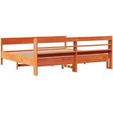  Okvir kreveta bez madraca voštano smeđi 200x200 cm od borovine | shoptok.hr