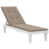 vidaXL Blazina za ležalnik taupe (75+105)x50x3 cm | Shoptok.si