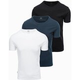 Ombre Men's plain t-shirt - mix 3 Cene