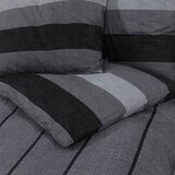  Set posteljine za poplun tamnosivi 225x220 cm pamučni | shoptok.hr