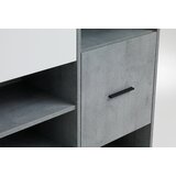 Polica za knjige - sivo bela | Eponuda.com