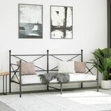  Dnevni krevet bez madraca crni 80x200 cm čelik | Eponuda.ba
