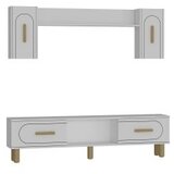 Hanah home tv polica yosun bohem white sapphire oak | ePonuda.com