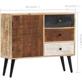  Komoda 88x30x73 cm trden mangov les | Shoptok.si