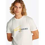Tommy Jeans Majica mornarsko plava / žuta / bijela | shoptok.hr