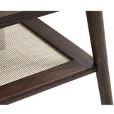 Unique Furniture Smeđi stolić za kavu s pločom stola u dekoru hrasta 60x120 cm Barrali – | shoptok.hr