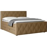 Livetastic BOXSPRING POSTELJA 180 cm x 200 cm , les, kovina, umetna masa, tekstil bež | Shoptok.si