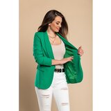 Fenzy Moderan Dugi Sako S Klasičnim Ovratnikom Turina, Zeleni | shoptok.hr