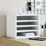  Organizator za pisalno mizo bel 36x26x29,5 cm inženirski les, (21413933) Cene