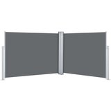  The Living Store Zložljiva stranska tenda antracitna 140x1000 cm - Stranska Tenda, (21454565) | Shoptok.si
